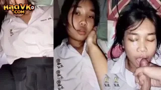 นักเรียนโดดเรียนมาเย็ด ยังใส่ชุดนักเรียนอยู่ ก็เย็ดคาชุดนี้แหละ